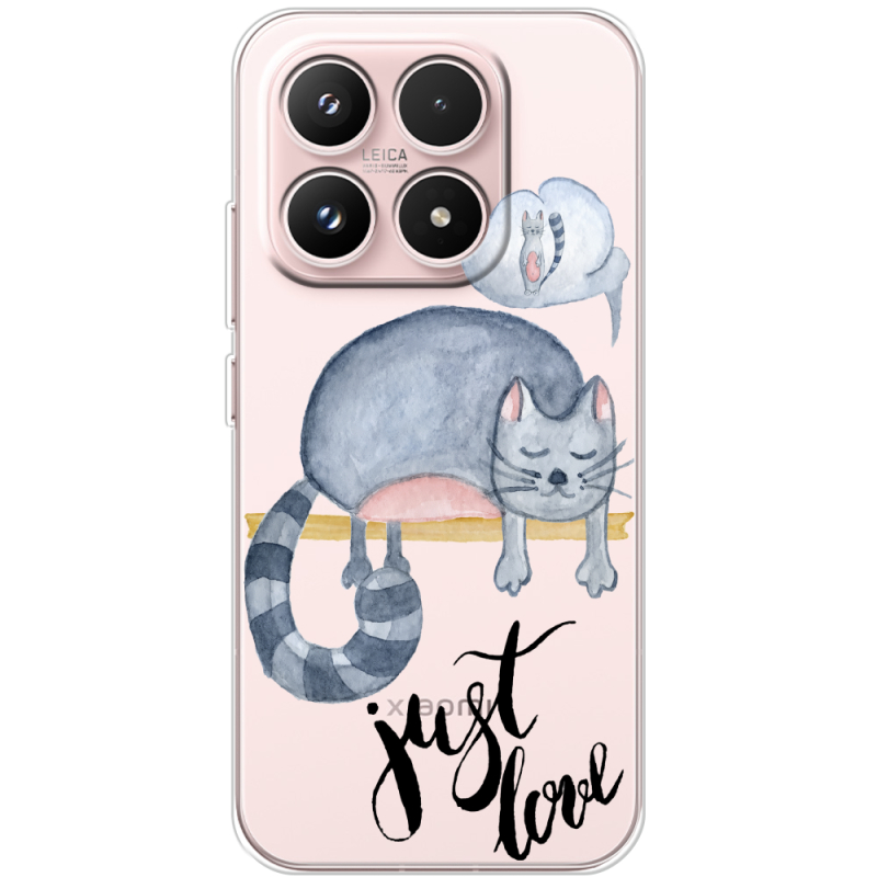 Прозорий чохол BoxFace Xiaomi 17 Just Love