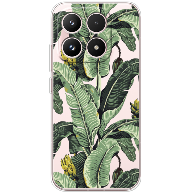 Прозорий чохол BoxFace Xiaomi 17 Banana Leaves