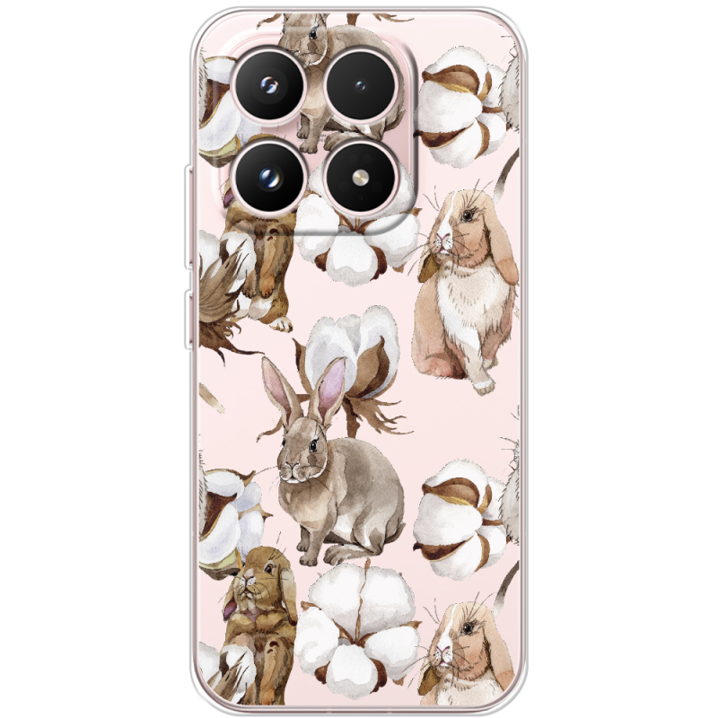 Прозорий чохол BoxFace Xiaomi 17 Cotton and Rabbits