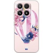 Чохол зі стразами Xiaomi 17 Pink Air Baloon