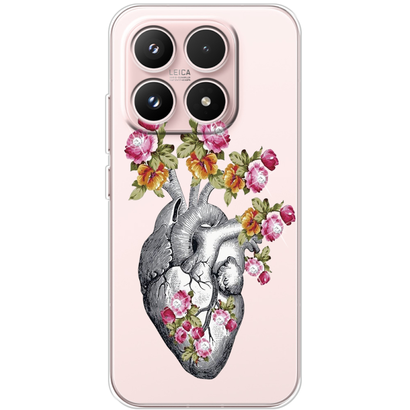 Чохол зі стразами Xiaomi 17 Heart