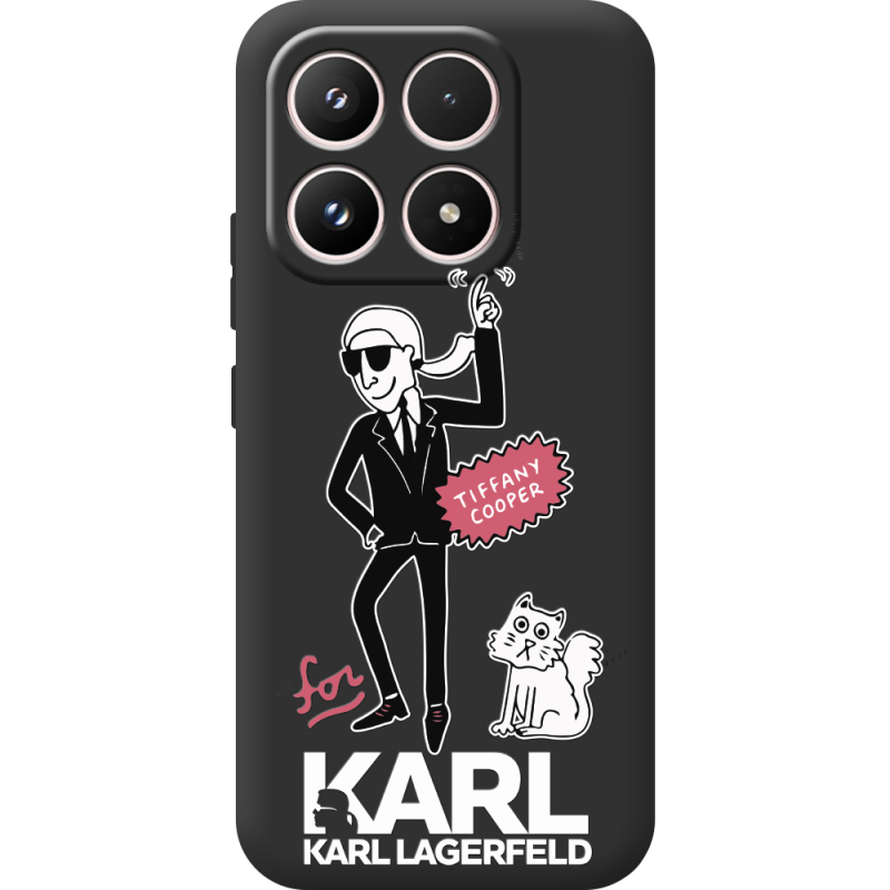 Чорний чохол BoxFace Xiaomi 17 For Karl