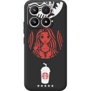 Чорний чохол BoxFace Xiaomi 17 RedWhite Coffee