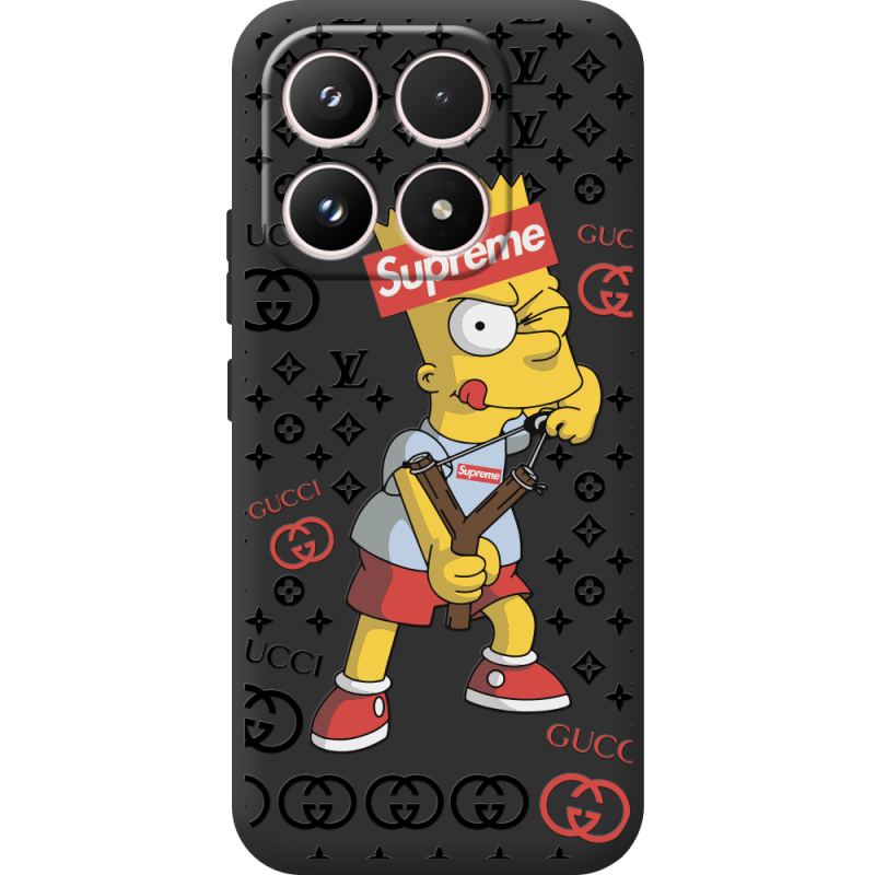 Чорний чохол BoxFace Xiaomi 17 Yellow Fun