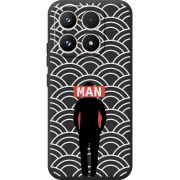 Чорний чохол BoxFace Xiaomi 17 Man Pattern