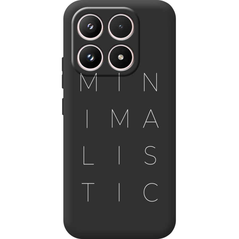 Чорний чохол BoxFace Xiaomi 17 Minimalistic