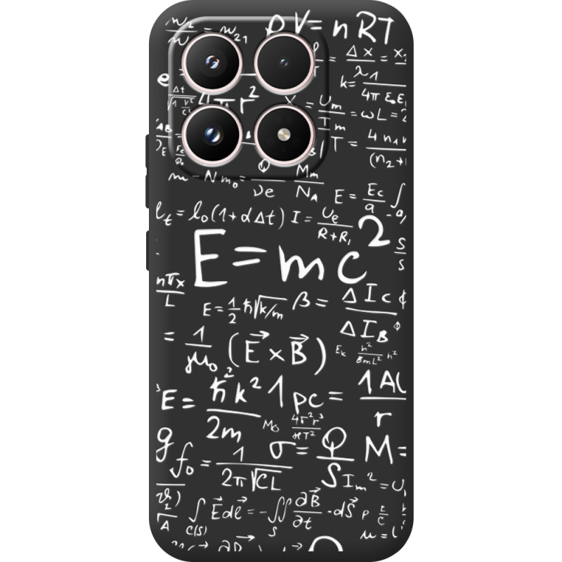 Чорний чохол BoxFace Xiaomi 17 E=mc2