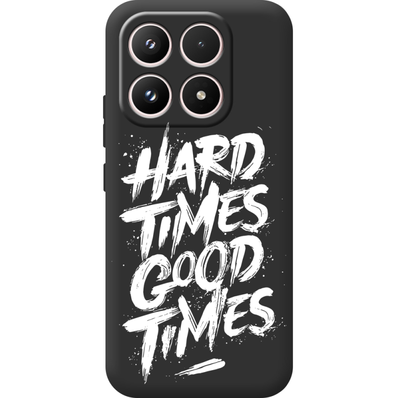 Чорний чохол BoxFace Xiaomi 17 Hard Times Good Times