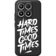 Чорний чохол BoxFace Xiaomi 17 Hard Times Good Times