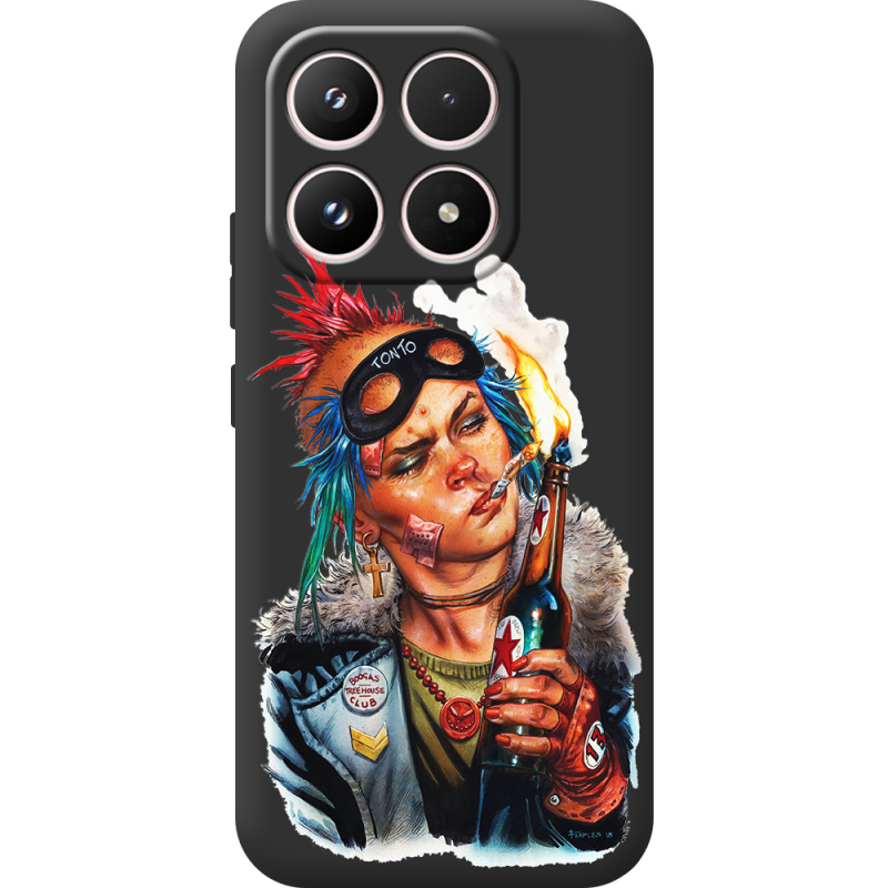 Чорний чохол BoxFace Xiaomi 17 Tanker Girl