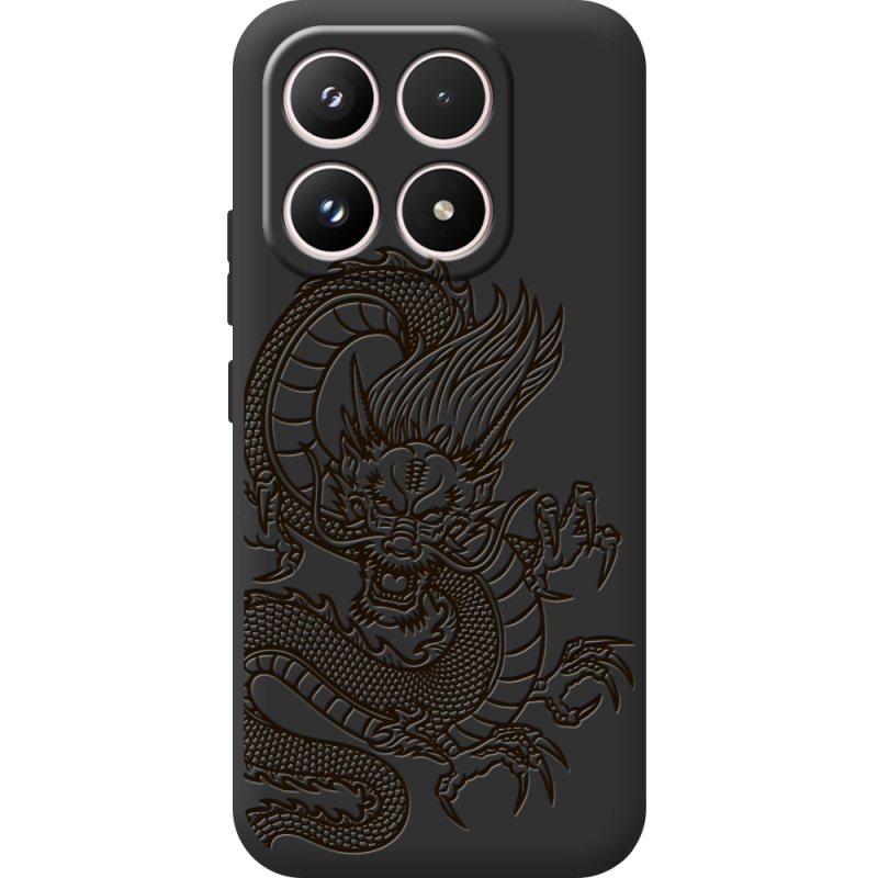 Чорний чохол BoxFace Xiaomi 17 Chinese Dragon