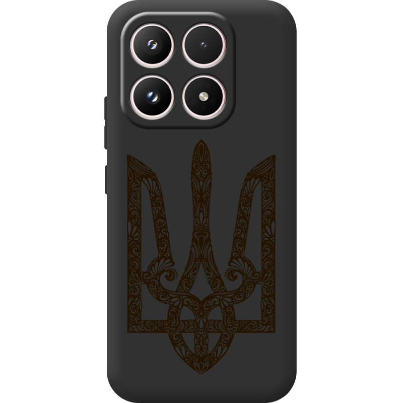 Чорний чохол BoxFace Xiaomi 17 Ukrainian Trident