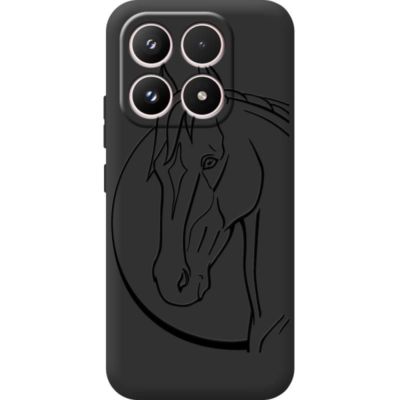 Чорний чохол BoxFace Xiaomi 17 Horse