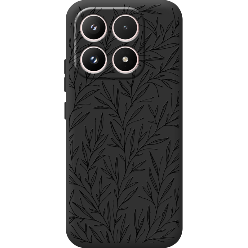 Чорний чохол BoxFace Xiaomi 17 Leaves