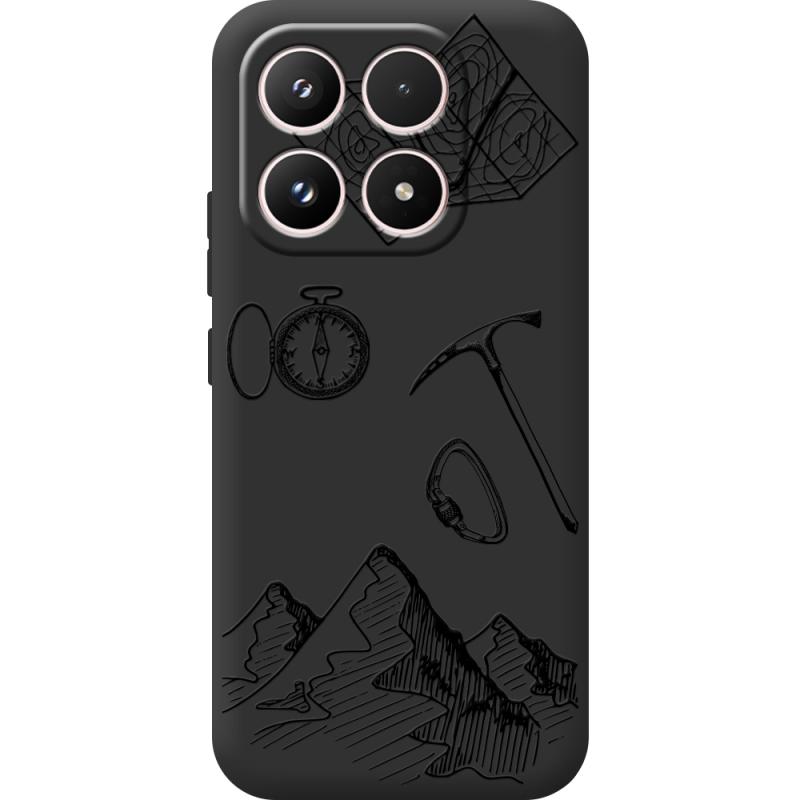 Чорний чохол BoxFace Xiaomi 17 Mountains