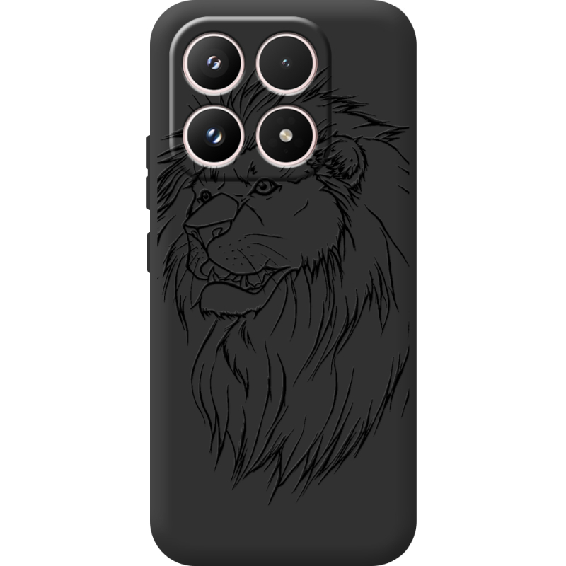 Чорний чохол BoxFace Xiaomi 17 Lion