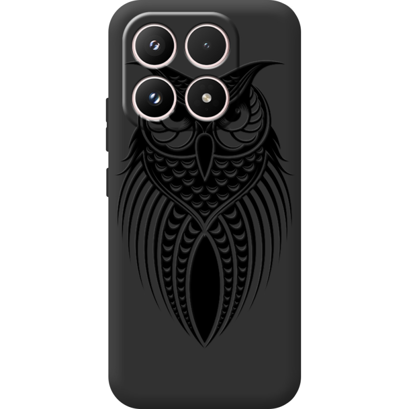 Чорний чохол BoxFace Xiaomi 17 Owl