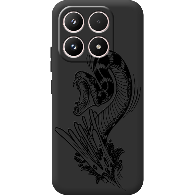 Чорний чохол BoxFace Xiaomi 17 Snake