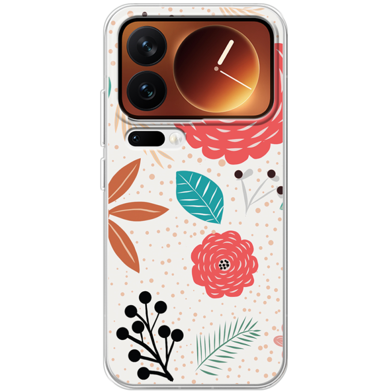Чохол BoxFace Xiaomi 17 Pro Line Flowers