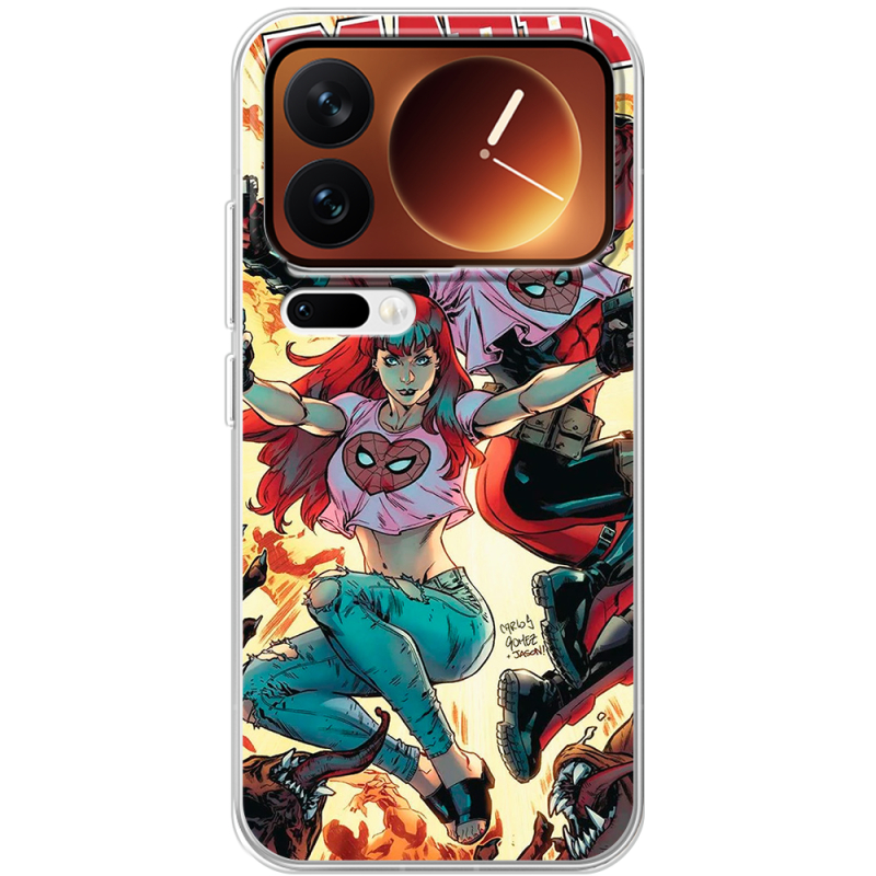 Чохол BoxFace Xiaomi 17 Pro Deadpool and Mary Jane