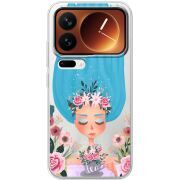 Прозорий чохол BoxFace Xiaomi 17 Pro Blue Hair