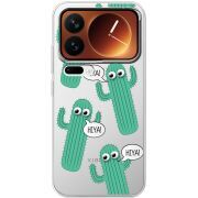 Прозорий чохол BoxFace Xiaomi 17 Pro с 3D-глазками HIYA