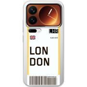 Прозорий чохол BoxFace Xiaomi 17 Pro Ticket London