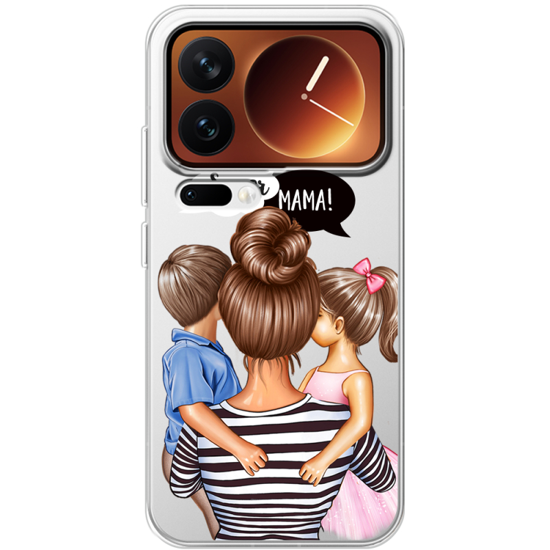 Прозорий чохол BoxFace Xiaomi 17 Pro Super Mama