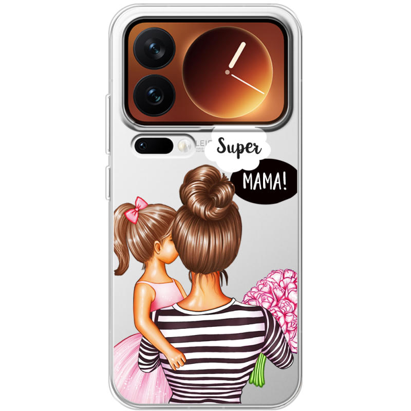Прозорий чохол BoxFace Xiaomi 17 Pro Super Mama and Daughter