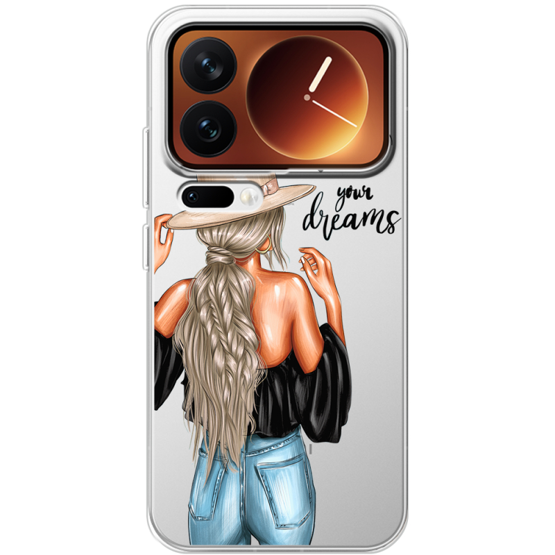 Прозорий чохол BoxFace Xiaomi 17 Pro Follow Your Dreams