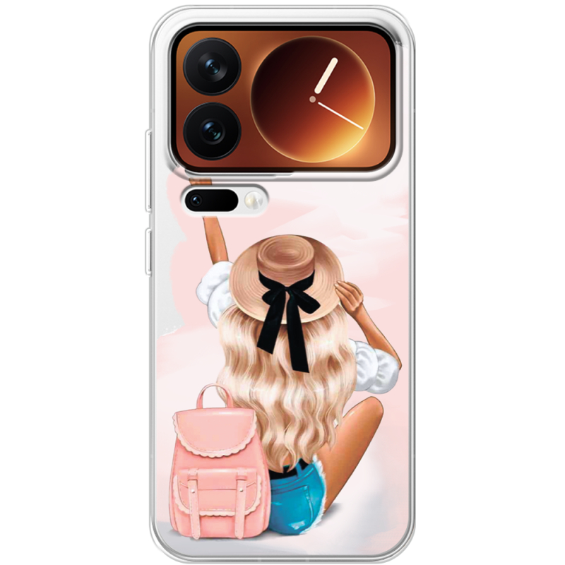 Прозорий чохол BoxFace Xiaomi 17 Pro Travel Girl