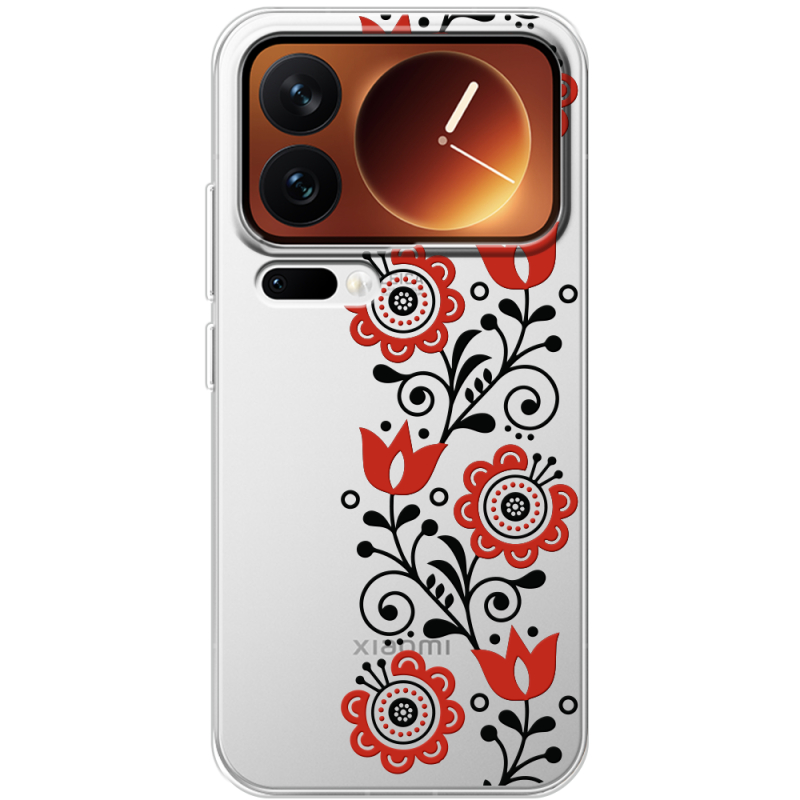 Прозорий чохол BoxFace Xiaomi 17 Pro Ethno Ornament