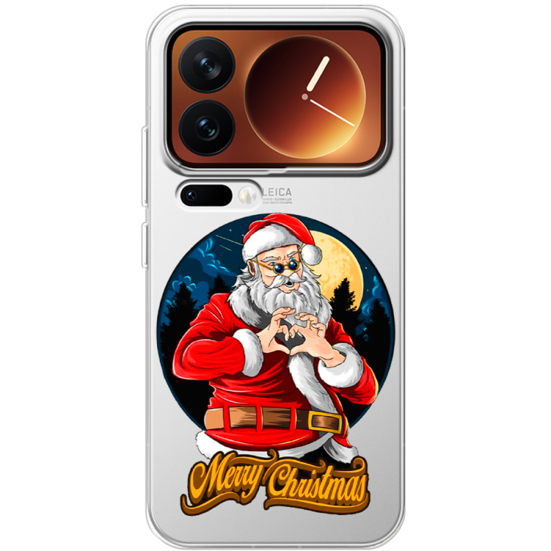 Прозорий чохол BoxFace Xiaomi 17 Pro Cool Santa