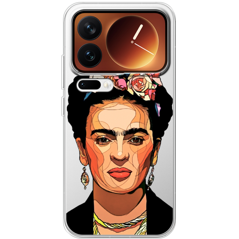Прозорий чохол BoxFace Xiaomi 17 Pro Фрида Кало