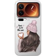 Прозорий чохол BoxFace Xiaomi 17 Pro love is in the air