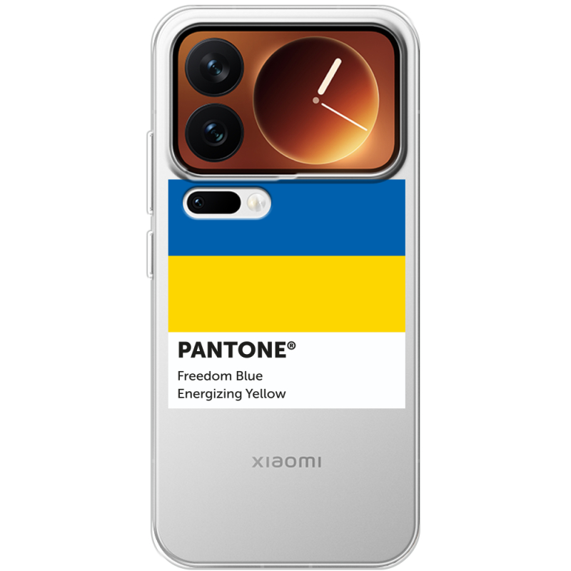 Прозорий чохол BoxFace Xiaomi 17 Pro Pantone вільний синій
