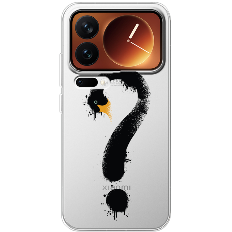 Прозорий чохол BoxFace Xiaomi 17 Pro Swan question