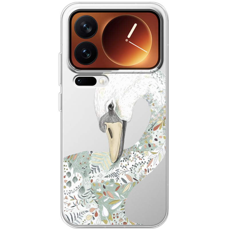 Прозорий чохол BoxFace Xiaomi 17 Pro Swan