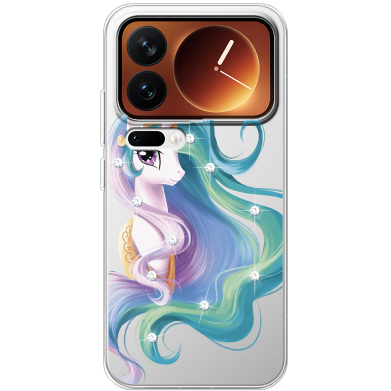 Чохол зі стразами Xiaomi 17 Pro Unicorn Queen