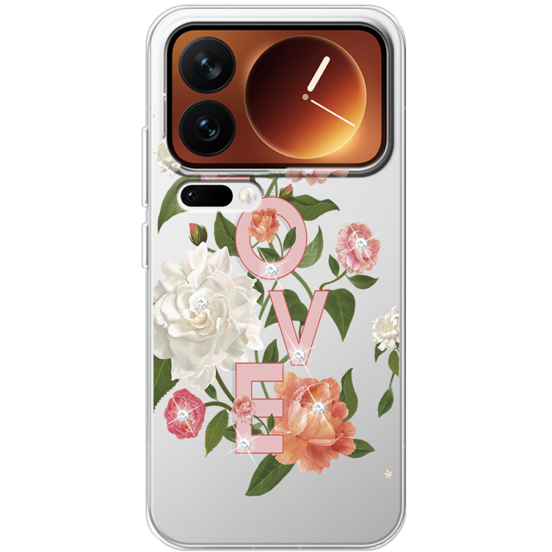Чохол зі стразами Xiaomi 17 Pro Love