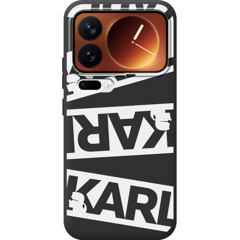 Чорний чохол BoxFace Xiaomi 17 Pro White Karl