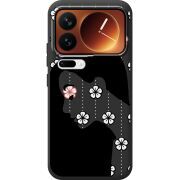 Чорний чохол BoxFace Xiaomi 17 Pro Flower Hair