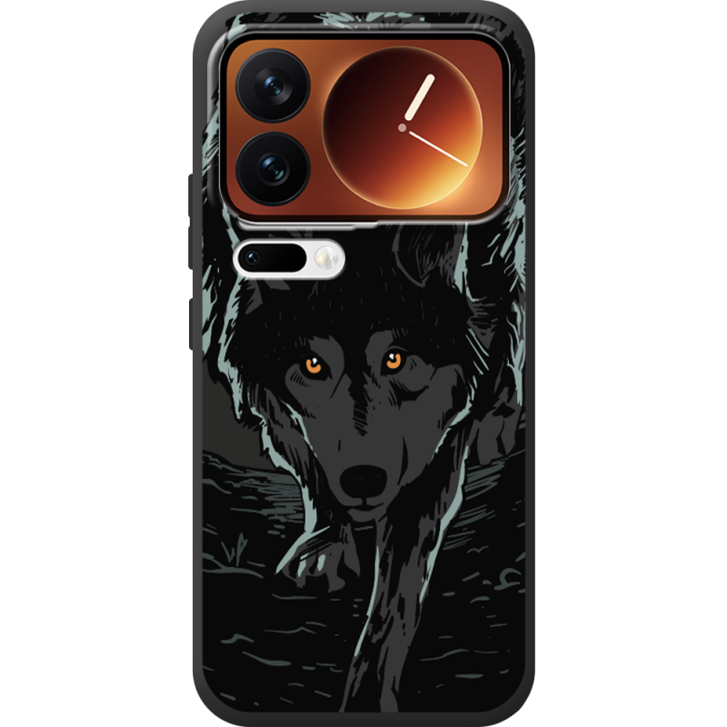 Чорний чохол BoxFace Xiaomi 17 Pro Wolf