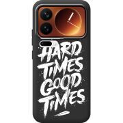 Чорний чохол BoxFace Xiaomi 17 Pro Hard Times Good Times