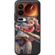 Чорний чохол BoxFace Xiaomi 17 Pro Happy Harley Quinn