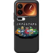 Чорний чохол BoxFace Xiaomi 17 Pro Among Us Impostors