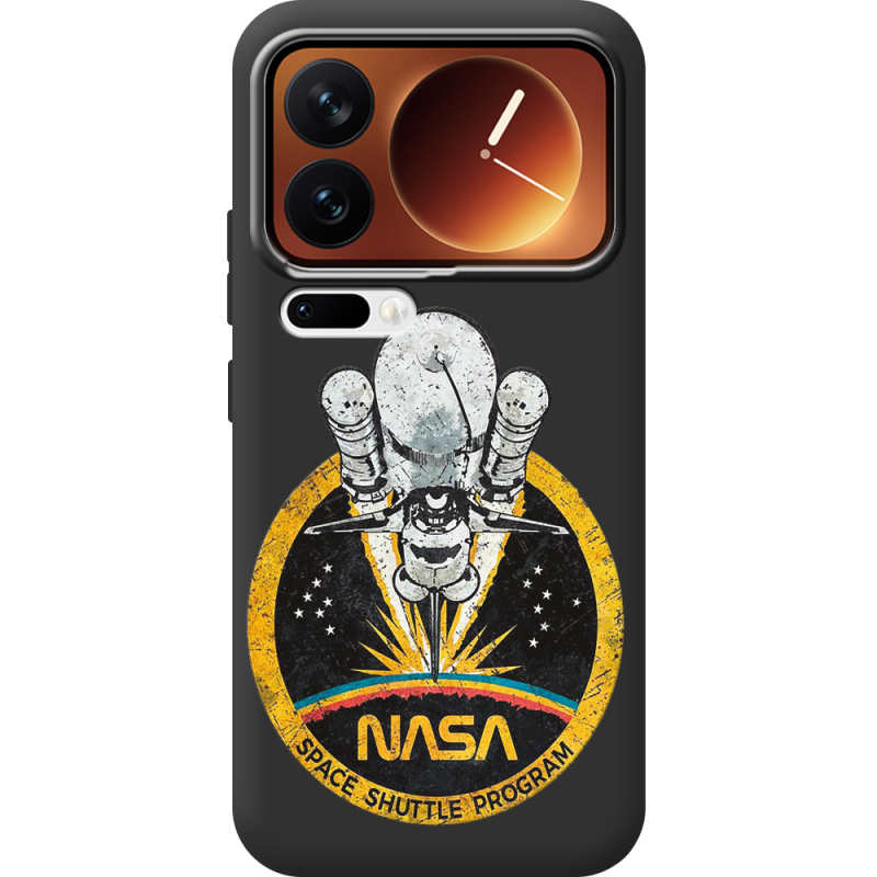 Чорний чохол BoxFace Xiaomi 17 Pro NASA Spaceship