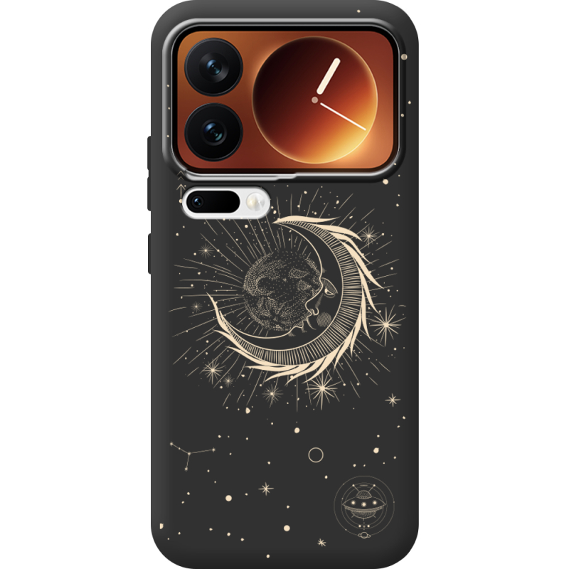 Чорний чохол BoxFace Xiaomi 17 Pro Moon