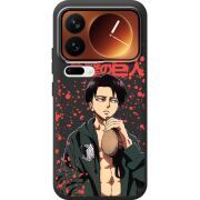 Чорний чохол BoxFace Xiaomi 17 Pro Атака Титанов Леви