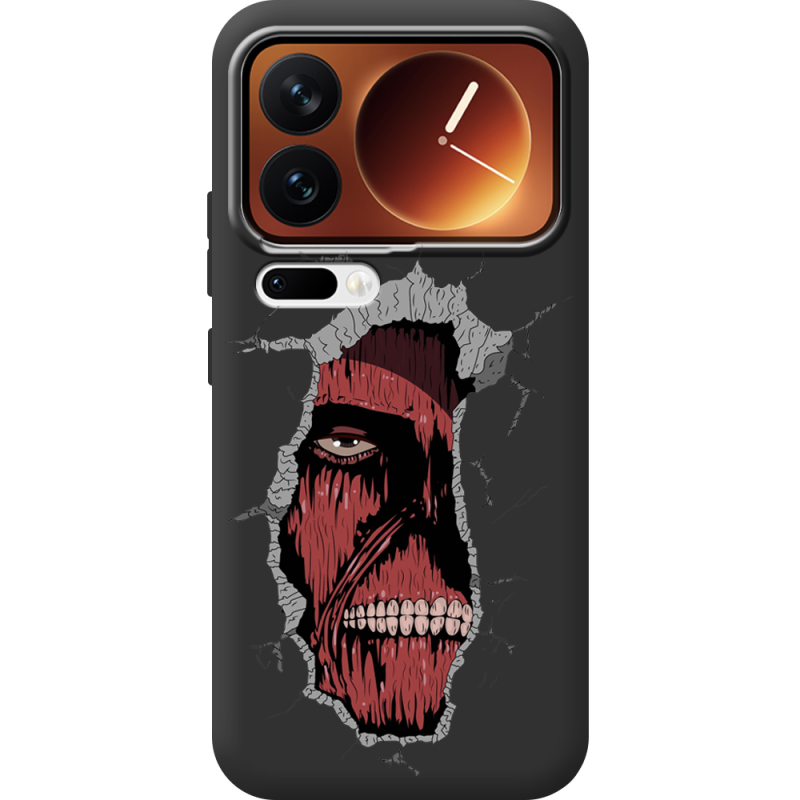 Чорний чохол BoxFace Xiaomi 17 Pro Нападение на Титана